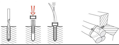 Дюбельные базы БД IEK: надежное крепление кабельных стяжек