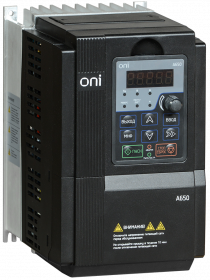 Преобразователь частоты A650 380В 3Ф 5,5кВт 13А со встроенным тормозным модулем ONI
